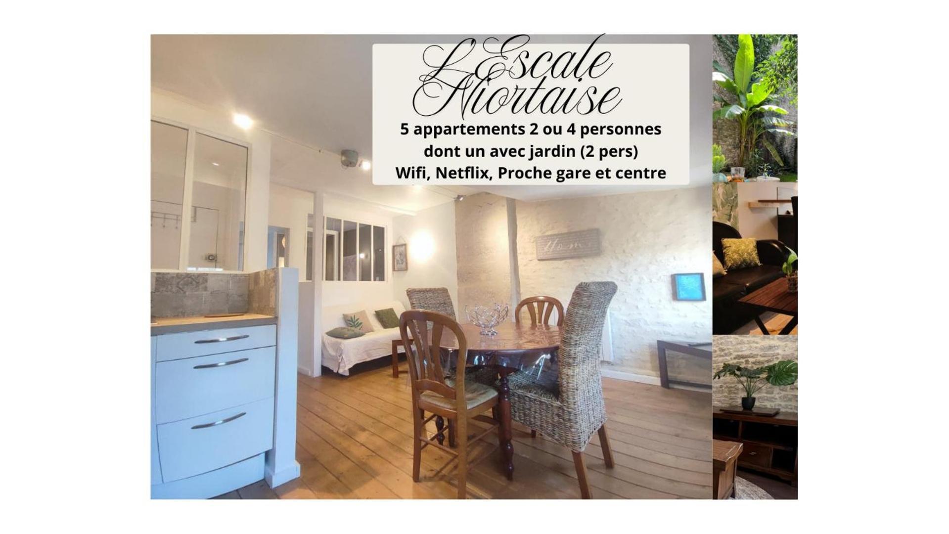 L'Escale Niortaise - Centre-Ville - 10Mn Gare - Wifi - Netflix Extérieur photo
